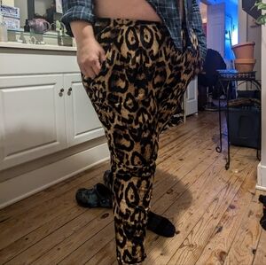 Forever 21 Leopard Print Pants